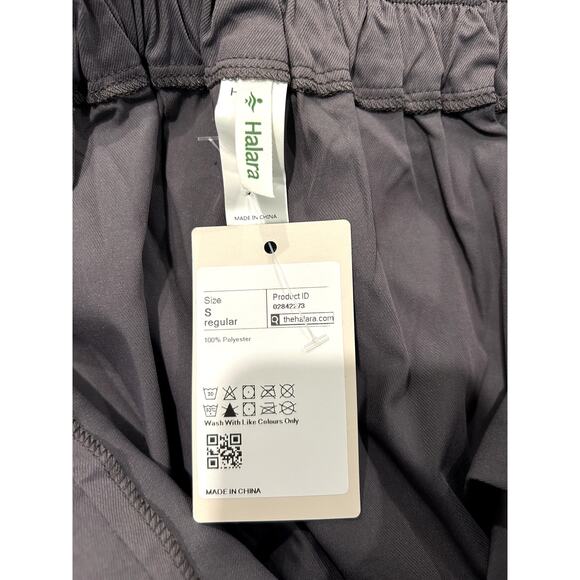 Halara Womens Cargo Pants Grey Size Small Cuffed Casual Mid Rise Button Zipper - Picture 8 of 10